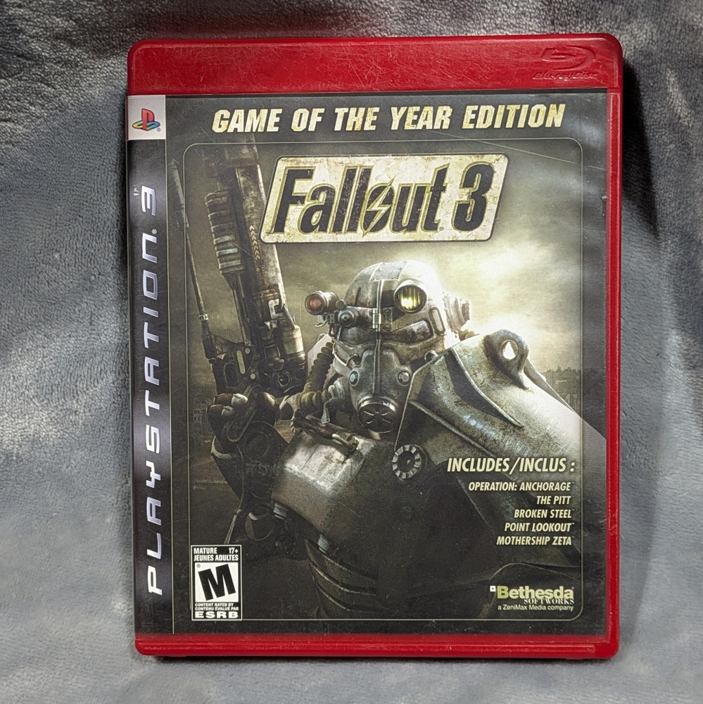 PS3 FALLOUT 3 | Game Of The Year Edition 🔥 Complete Game In Box +Manual | NM